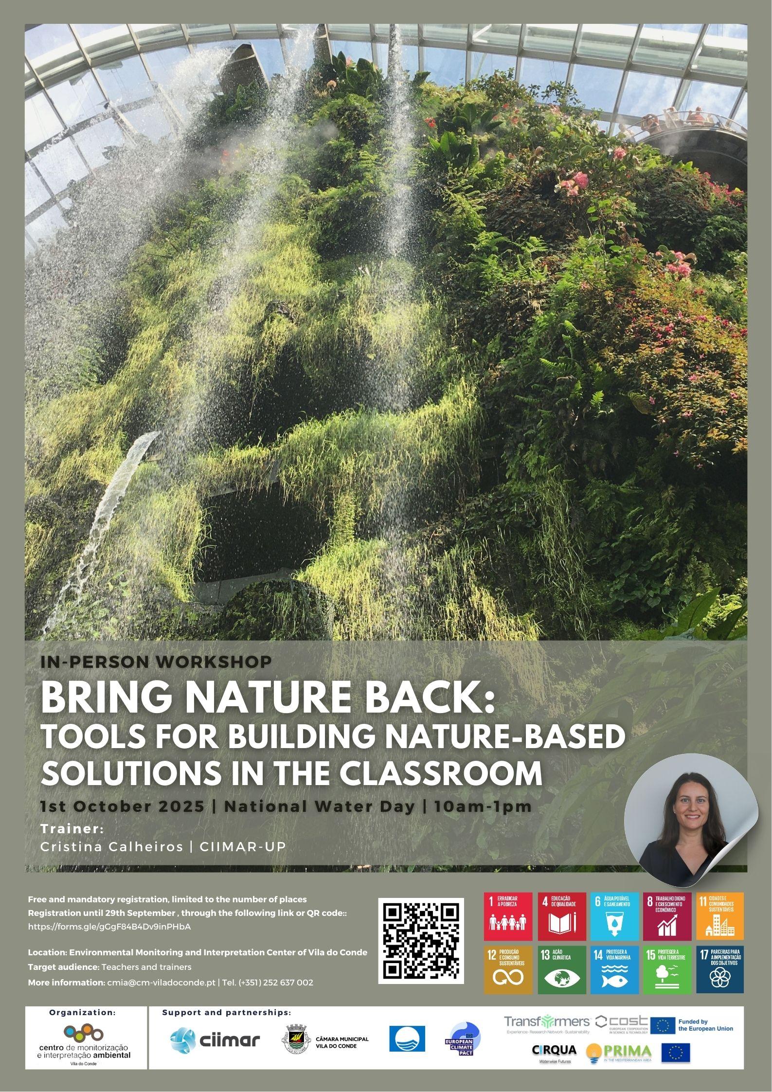 💧 CIRQUA Celebrates National Water Day with a Workshop on Nature-Based Solutions! 💧