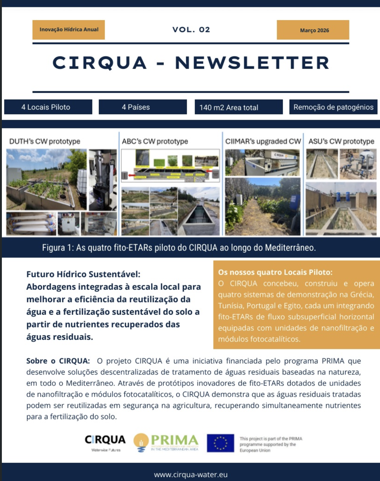 The Portuguese version of the 2nd Newsletter of the CIRQUA project is officially out!